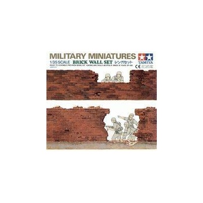 Tamiya Military Miniatures Brick Wal Set 1:35