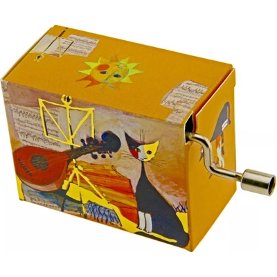 Fridolin Hrací skříňka Music Box Beethoven pro Elišku dizajn mačka