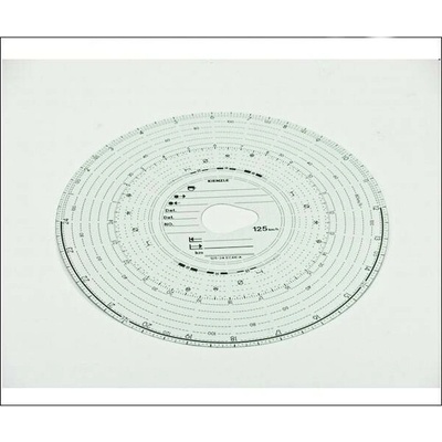 Tachografické kotúče Kienzle 125-24 4KA, 100 ks