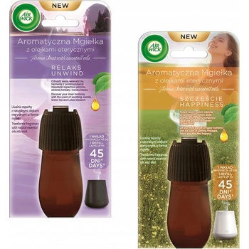 Air Wick Aromatická h mla Osviežovač vzduchu relax a šťastie 2 x 20 ml