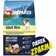 Ontario Adult Mini 7 Fish & Rice 6,5 kg