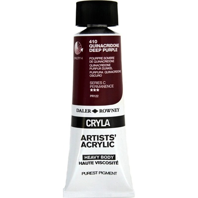 Daler-Rowney Cryla Artists’ АКРИЛНА боя Quinacridone Deep Purple 75 ml 1 бр (125075410)