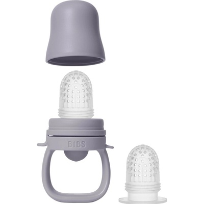 Bibs silikon dudlík na krmení Fossil Grey