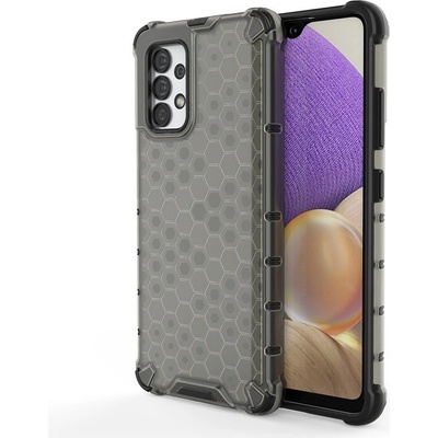 HQWear Калъф за телефон Honeycomb Armor с гел рамка за Samsung Galaxy A03s (166.5), черен (5907769339912)