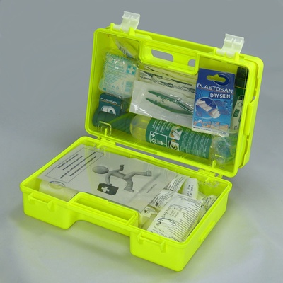 VMBal Kufřík první pomoci Fluo 2 s náplní sklad-obchod