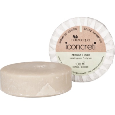 naturaequa iconcreti tuhý šampon s jílem 80 g