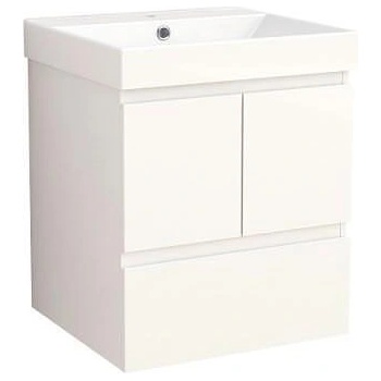 Inter Ceramic Конзолен PVC шкаф AMBROGIO-50 9048-50W+УМИВ. 5953W-51CM, Inter Ceramic, 61.5х51х46см (9048-50W+УМИВ. 5953W-51CM)