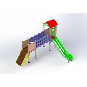 Playfactory КЪЩА ЗА ИГРА С МОСТ ph0001-2