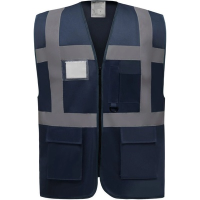 Yoko reflexní multifunkční vesta HVW801 Navy