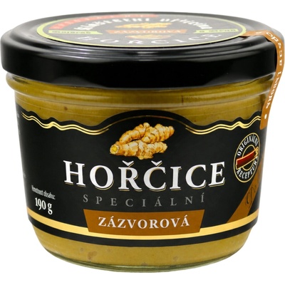 Klášterní officína Hořčice ZÁZVOROVÁ 190 g