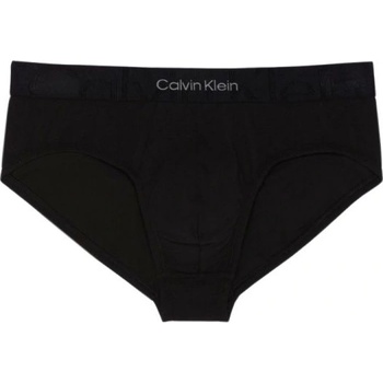 Calvin Klein Мъжки боксерки Calvin Klein Embossed Icon Hip Brief 1P - Черен