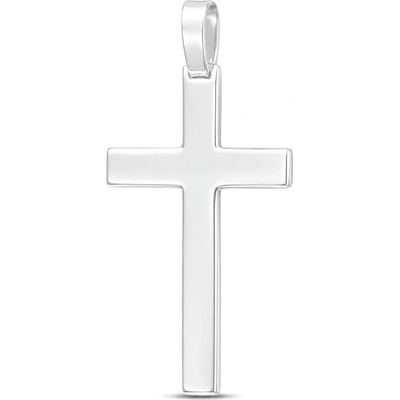 Argento Strieborný prívesok krížik 84987