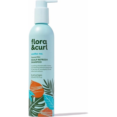 Flora & Curl Coconut Mint Scalp Refresh Shampoo 300 ml