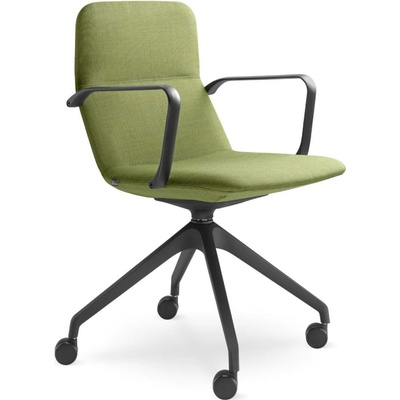 LD SEATING Konferenčná stolička FLEXI LIGHT CHL BR F95-BL