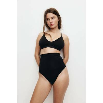 H&M bezešvá vyztužená podprsenka černá