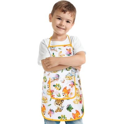 Bellatex dětská zástěra 7850/007 Zvířátko 47 x 60 cm
