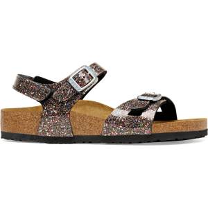 Birkenstock Детски сандали Birkenstock Kid's Rio AS Birko-Flor Cosmic Sparkle Sandals - Cosmic Sparkle Black Multi - размер 28 (702-5455-0115)