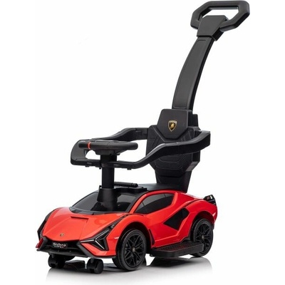 mamido auto s vodiacou tyčou Lamborghini Sian červené