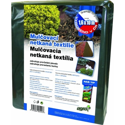 Agro mulčovací netkaná textilie 3,2 x 5 m 50 g/m² černá