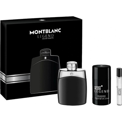 Mont Blanc Legend EDT 100 ml + deostick 75 ml + EDT 7,5 ml darčeková sada