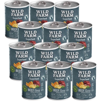 Wild Farm Superfood Beef 12 x 400 g