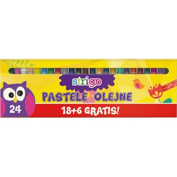 Strigo olejové pastely 24 barev