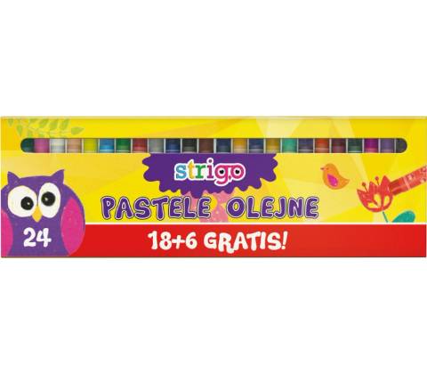 Strigo olejové pastely 24 barev
