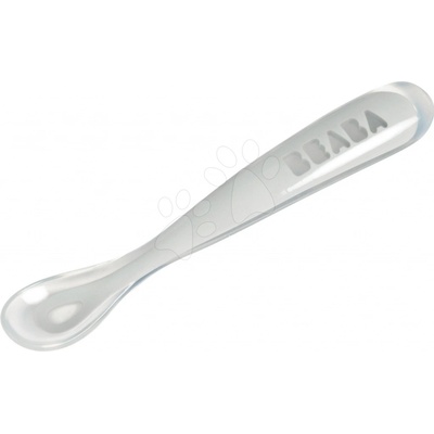 Beaba Ergonomic 1st age Light Mist ze silikonu šedá od 4 měs