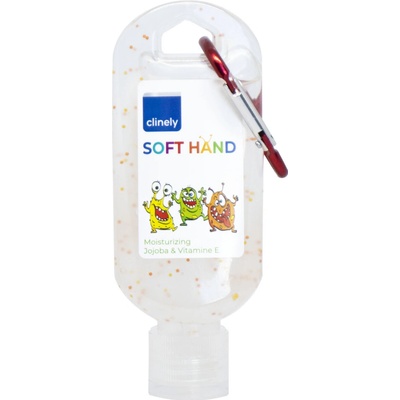 Clinely antibakteriálny dezinfekčný gel na ruky s jojobovým olejom 50 ml