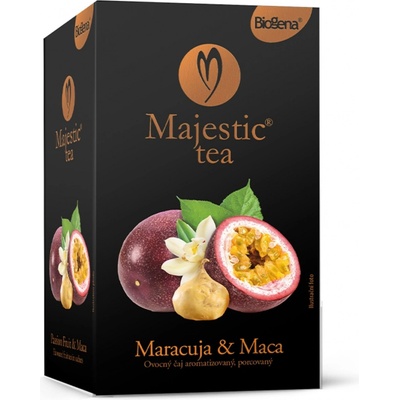 Biogena Majestic Tea Ovocný čaj Maracuja & Maca 20 x 2,5 g