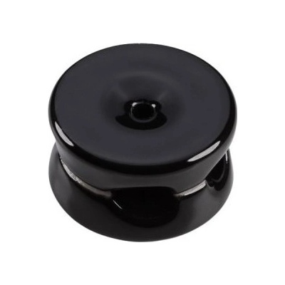 Elhard Držák na 2 kabely, nástěnný Retro Keramik, 33x18mm, černý KP1004B – Zbozi.Blesk.cz