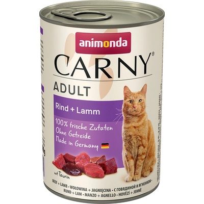 Carny Adult hovězí jehněčí 12 x 400 g