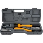 Powermat Хидравлична преса за кримпване с 14 матрици powermat pm-zhdk-6300t/ 12т/ 6-300 мм2 (pm1468)