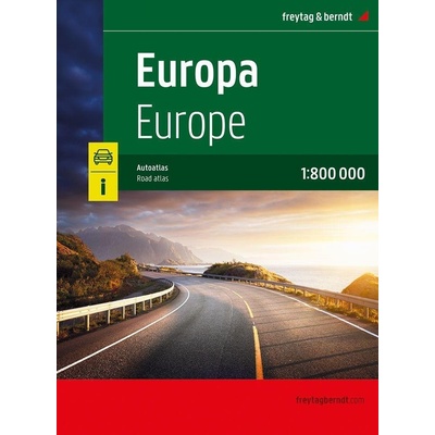 Evropa 1:800 000 / autoatlas – Zboží Dáma