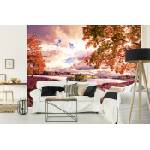 DIMEX ART Самозалепваща се флизелинова фототапета есенна кленова гора 375 x 250 см