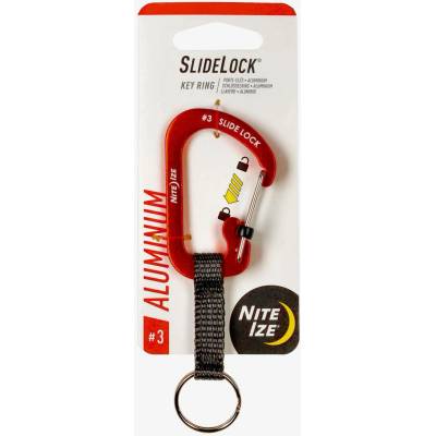 Přívěsek na klíče SlideLock Key Ring Aluminum, Nite Ize, oranžová
