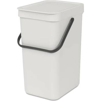 Brabantia Кош за смет за разделно събиране Brabantia Sort&Go 12L, Light Grey (1005511)