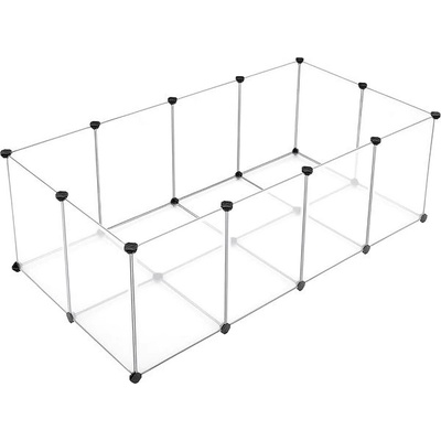Songmics Ohrádka pro Hlodavce čirá 73 x 46 x 143 cm – Zboží Dáma