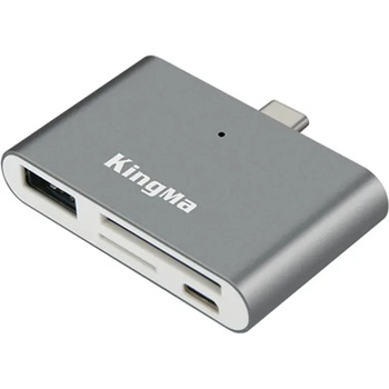 KingMa Четец за карти Type-C Smart Card Reader с OTG функция за мобилен телефон, Macbook, компютър