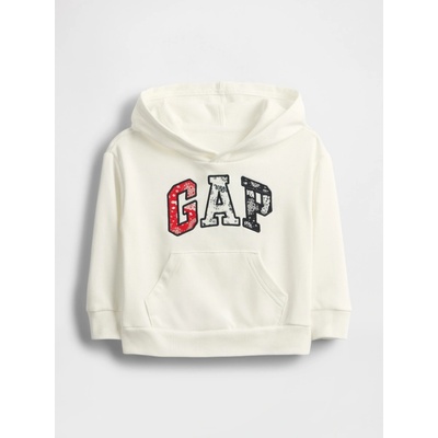 GAP Baby mikina s logem Americana bílá