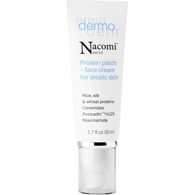 Nacomi Dermo Protein Patch Face Cream for Atopic Skin krém pro atopickou pokožku 50 ml