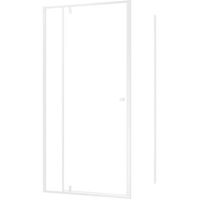 Sealskin Contour 100x100 cm čtvercový bílá matný/průhledné sklo CD181006025100