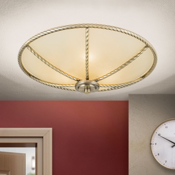 Orion - Таванно осветително тяло MAURO 3xE27/60W/230V, диаметър 42 см, бронзово (OR0300)