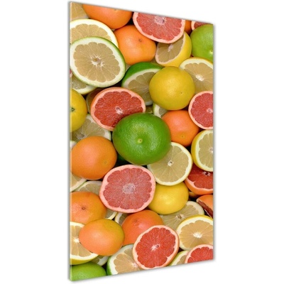 Vertikálny foto obraz sklenený Citrusové ovocie 50x100 cm