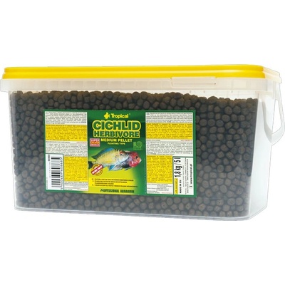 Tropical Cichlid Herbivore Medium Pellet 5л/1, 8кг