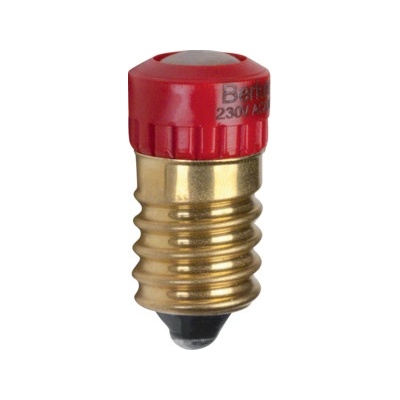 Žár.LED 1W 230V E14 červená BERKER 167901