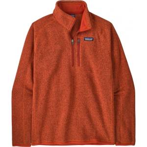 Patagonia Мъжки поларен пуловер Patagonia Better Sweater 1/4 Zip Fleece jumper - Coal Orange (005-2892-3713)