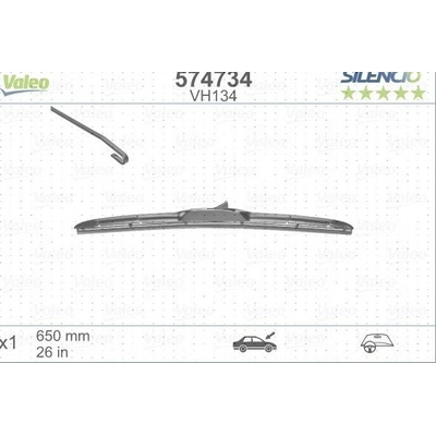 Valeo 650 mm VA 574734