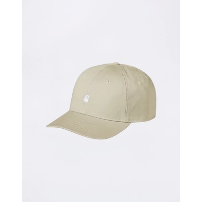 Carhartt WIP Madison Logo Cap Stone/White