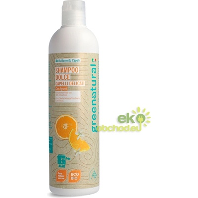 Greenatural Šampón pre jemné vlasy citrusové plody BIO 400 ml